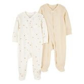 Set de Pijamas 2pc Crema
